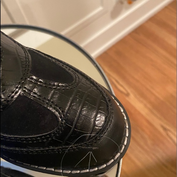 Bamboo Black Platform Boots - Picture 6 of 11